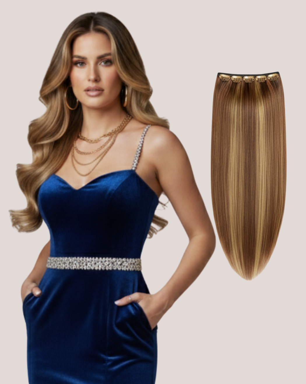 Tresă Păr Rusesc Volum Mediu Warm Cocoa 12-3