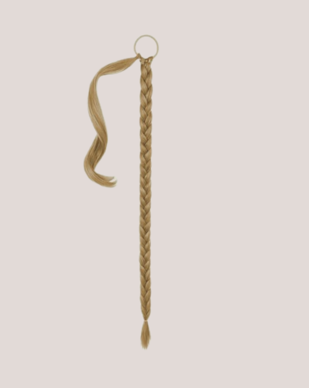 Coada New Style Long  Saten Auriu