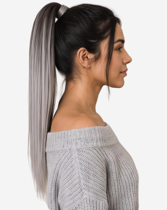 Coadă Best Seller Ombre negru cu Gray