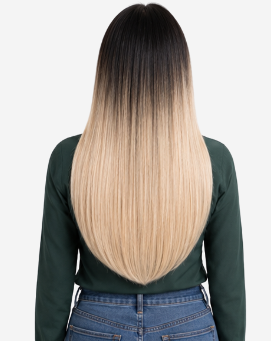 Tresă Best Seller Ombre Şaten Închis cu Blond Deschis