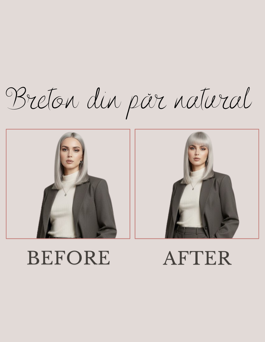 Breton Simplu Blond Cenusiu Pla