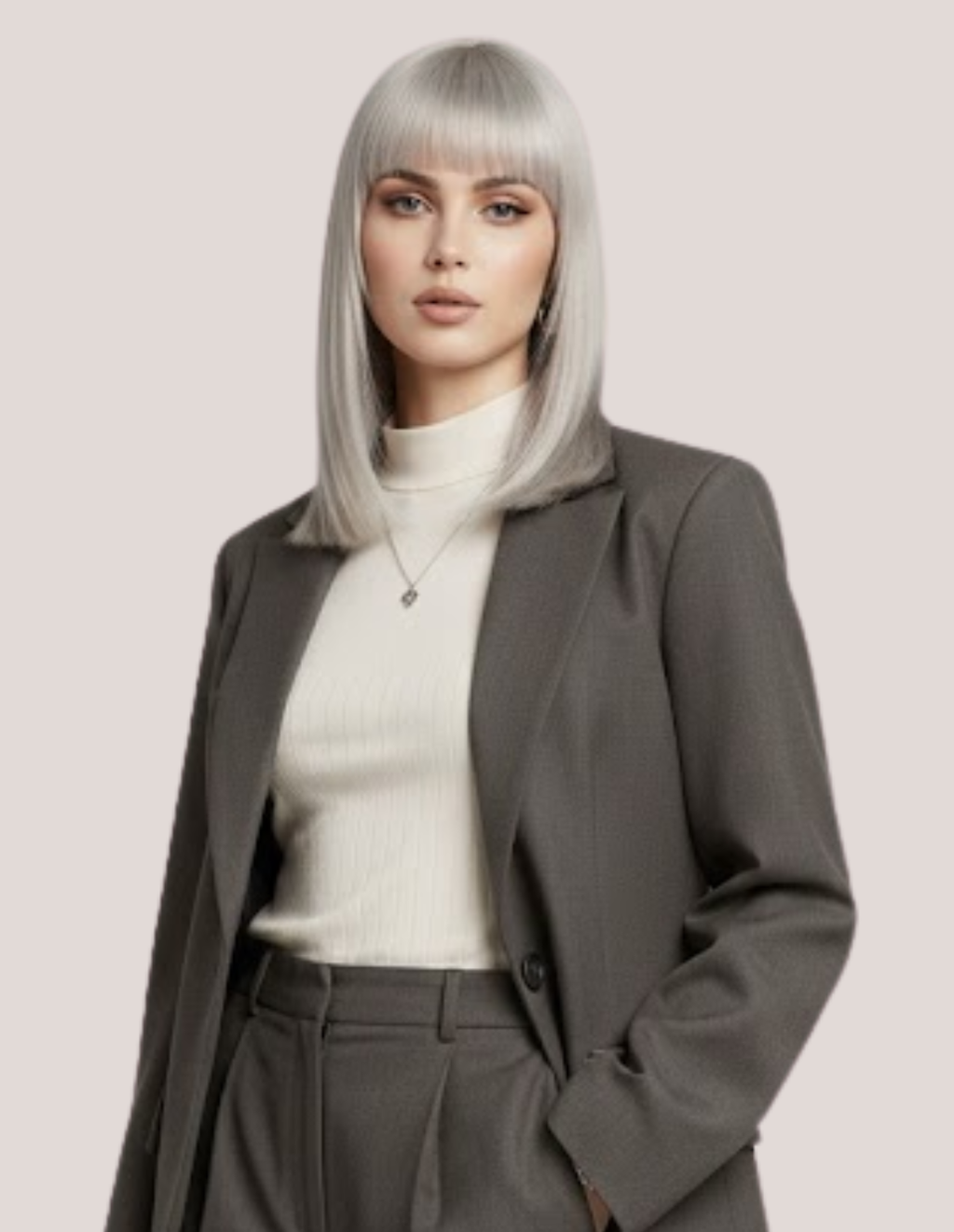 Breton Simplu Blond Cenusiu Pla