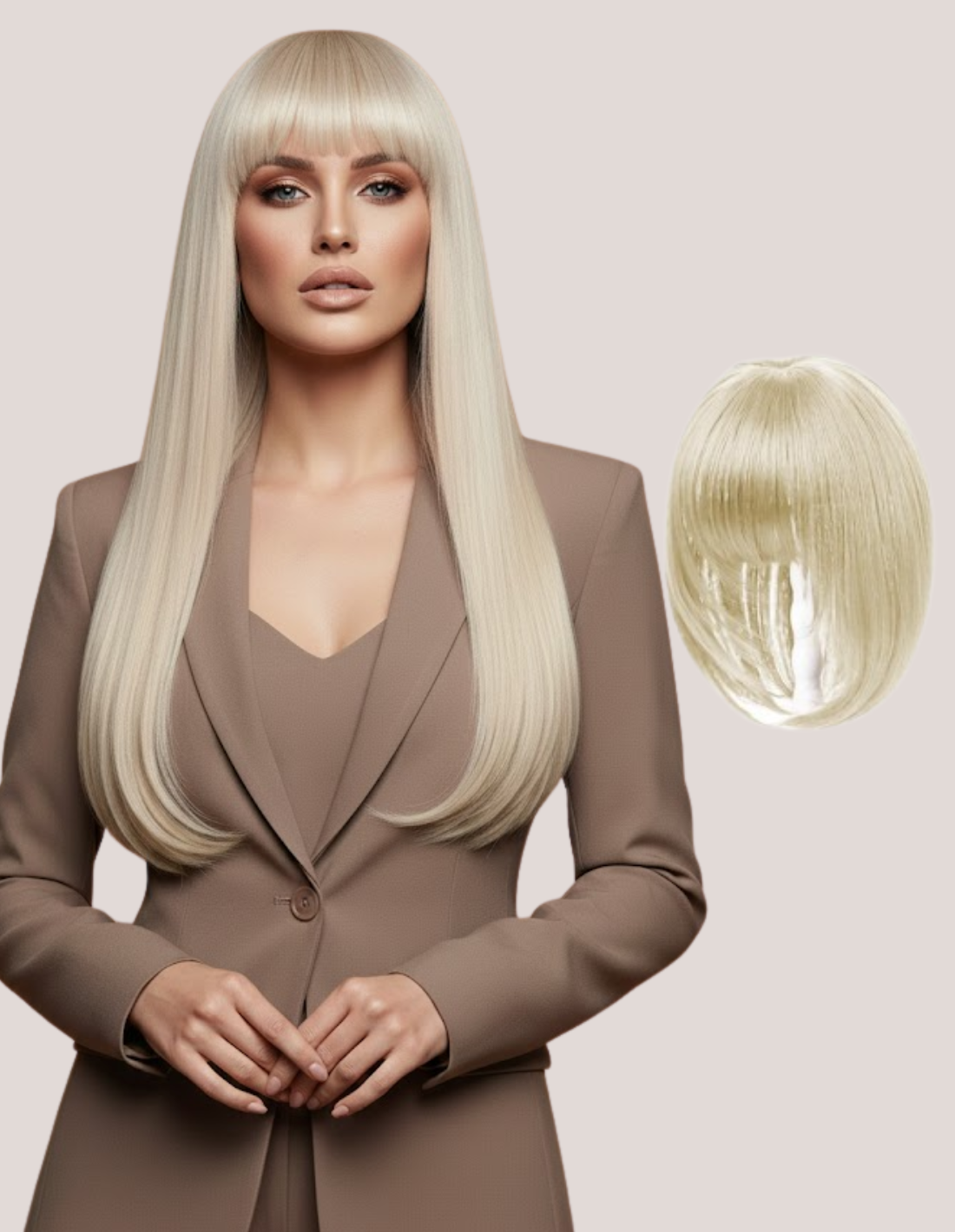 Breton Cu Calotă Blond Cenusiu Pla