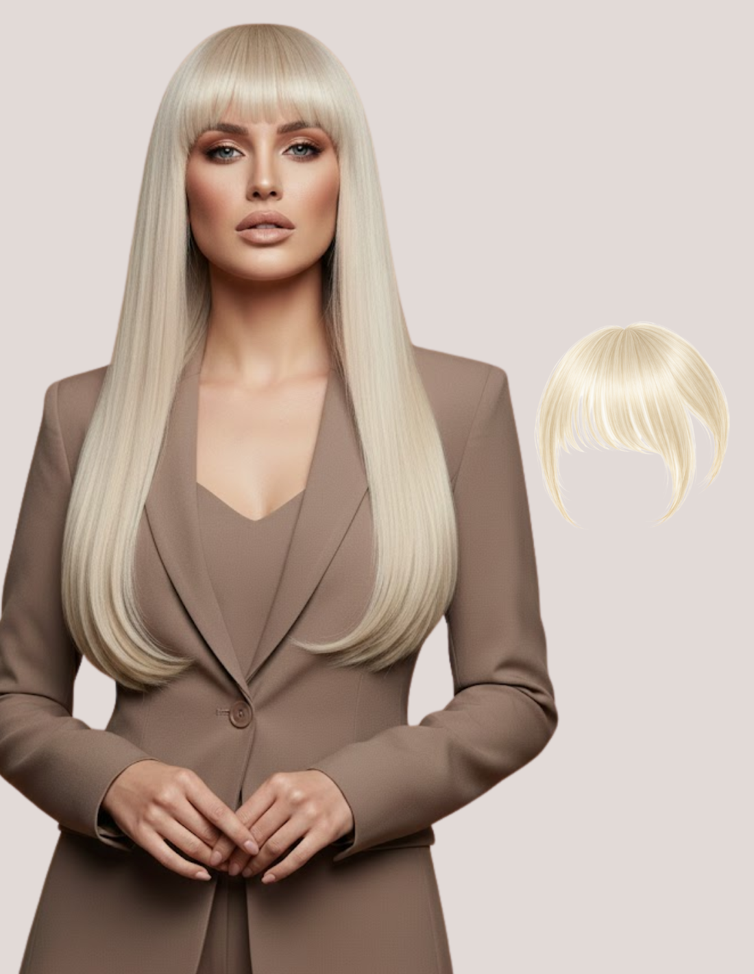 Breton Cu Calotă Blond Cenusiu Pla